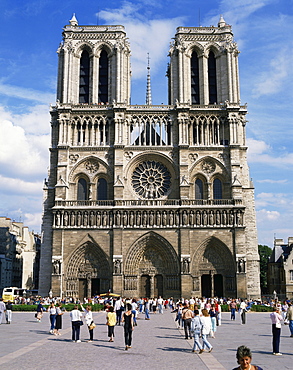 Notre Dame Cathedral, Paris, France, Europe