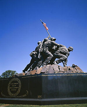 Iwo Jima War Memorial to the U.S. Marine Corps, Second World War, Arlington, Virginia, United States of America (USA), North America