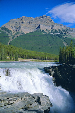 Athabasca Falls, Jasper National Park, Rocky Mountains, Alberta, Canada