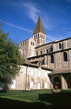 Abbey of St. Philibert, Tournus, Burgundy, France, Europe