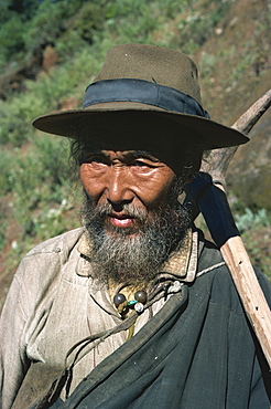 Farmer, Bhutan, Asia