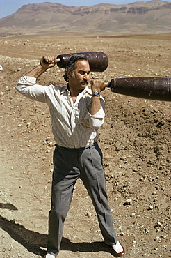 Practising Zur Khane, Iran, Middle East