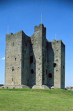 Trim castle, dating from the 12th century, and location for film Braveheart, County Meath, Leinster, Republic of Ireland (Eire), Europe