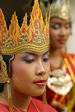 Ramayana dancer, Java, Indonesia, Southeast Asia, Asia