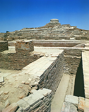 Ruins of the Indus Civilization, Mohenjodaro, UNESCO World Heritage Site, Pakistan, Asia