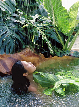 Girl in a pool 