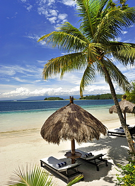 Beach, Pearl Farm Resort on Samar Island in Davao, Mindanao, Philippines, Southeast Asia, Asia