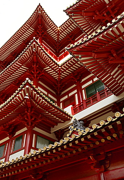 The Buddha Tooth Relic temple, Singapore, Southeast Asia, Asia