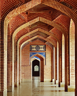 Shah Jehan's Mosque, dating from the early 17th century, Thatta, Pakistan, Asia