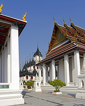 The Loha Prasat, Bangkok, Thailand, Southeast Asia, Asia 