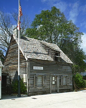 Oldest wooden school house in the country, St. Augustine, Florida, United States of America, North America