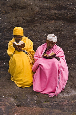 Bet Medhane Alem (Saviour of the World), Lalibela, Ethiopia, AfricaLalibelas rock-hewn churches are arguably Ethiopias top attraction, Bet Medhane Alem (Saviour of the World) is the largest rock-hewn church in the world, religious Hermits inhabit caves to this day, Known as Africas Petra