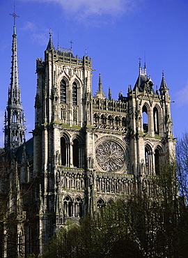 Christian Cathedral of Notre Dame, UNESCO World Heritage Site, Amiens, Somme, Picardy, France, Europe