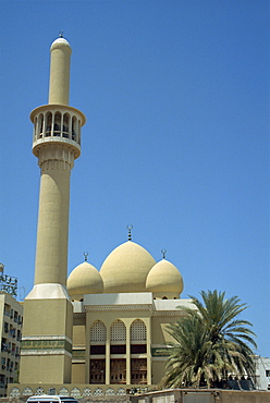 The Ber Dubai Mosque, Dubai, United Arab Emirates, Middle East