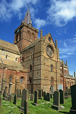 St. Magnus cathedral, Kirkwall, Orkney Isles, Scotland, United Kingdom, Europe