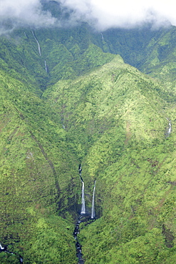 The wettest place on Earth, Mt. Waialeale, Kauai, Hawaii, USA