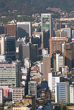 Ulchiro central business district, Seoul, South Korea, Asia