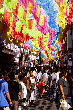 Dazhalan Jie market, Beijing, China, Asia