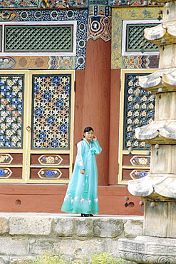 Pohyonsa Buddhist Temple, Myohyangsan, North Korea, Asia