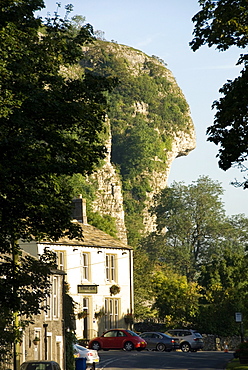 Kilnsey Crag, Wharfedale, Yorkshire Dales, Yorkshire, England, United Kingdom, Europe 