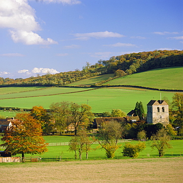 The village of Fingest, the Chilterns, Buckinghamshire, England, UK