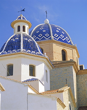 Church in Altea, Valencia, Spain, Europe