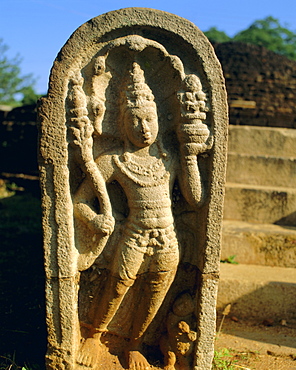 Guard stone, Ratnaprasada, Anuradhapura, Sri Lanka