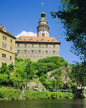 Castle, Cesky Krumlov, South Bohemia, Czech Republic, Europe