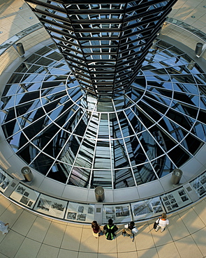 The Reichstag dome, interior, Berlin, Germany