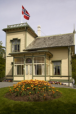 Edvard Grieg's home at Troldhaugen, near Bergen, Norway, Scandinavia, Europe