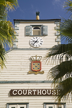 Courthouse, Philipsburg, Dutch St. Maarten, West Indies, Caribbean, Central America