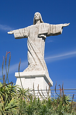 Statue of Christ, Canico, Madeira, Portugal, Europe