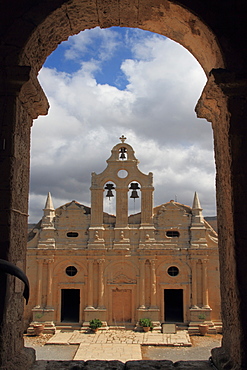 Arkadi monastery, Rethymno province, Crete, Greek Islands, Greece, Europe 