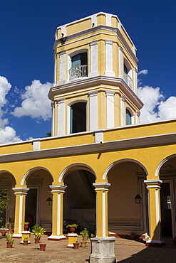 Courtyard of Cantero Palace, Trinidad, UNESCO World Heritage Site, Cuba, West Indies, Caribbean, Central America