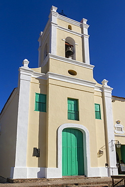 Plaza San Juan de Dios, church, Camaguey, Cuba, West Indies, Caribbean, Central America