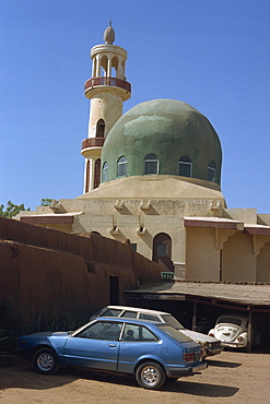 Mosque next to Gidan Makama museum, Kano, Nigeria, West Africa, Africa