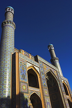 The Friday Mosque or Masjet-eJam, built in the year 1200 by the Ghorid Sultan Ghiyasyddin on the site of an earlier 10th century mosque, Herat, Herat Province, Afghanistan, Asia