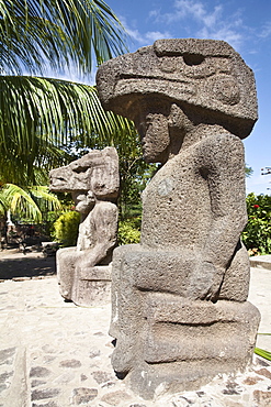 Ancient statues, Altagracia, Ometepe Island, Nicaragua, Central America