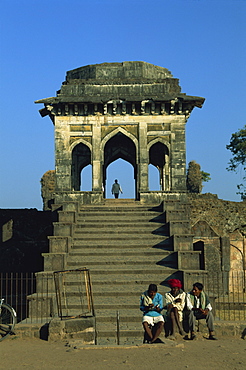 Ashrafi Mahal, Mandu, Madhya Pradesh state, India, Asia