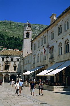 Luza Square, Dubrovnik, Croatia, Europe