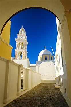 Fira, Santorini, Cyclades Islands, Greece, Europe