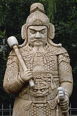 Stone statue along the Divine Road, Ming Tombs, UNESCO World Heritage Site, Beijing Province, China, Asia