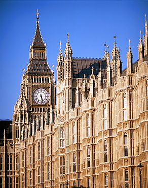 Houses of Parliament, UNESCO World Heritage Site, Westminster, London, England, United Kingdom, Europe