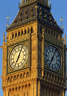 Big Ben, Houses of Parliament, Westminster, London, England, United Kingdom, Europe