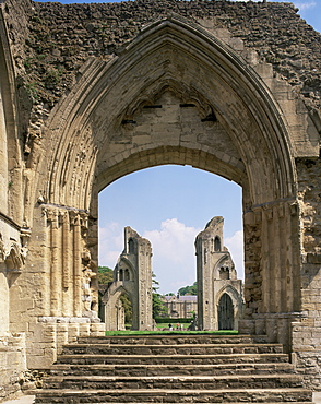 Glastonbury Abbey, Somerset, England, United Kingdom, Europe