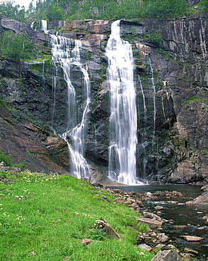 Skjervetfossen, Norway, Scandinavia, Europe