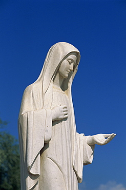 Statue of Our Lady near St. James, Medjugorje, Bosnia Herzegovina, Europe