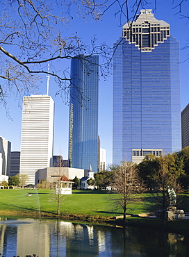 Skyscrapers, Houston, Texas, USA, North America