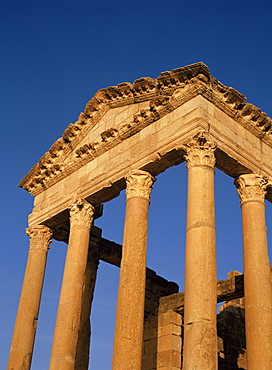 Roman ruins, Sbeitla, Tunisia, North Africa, Africa