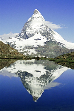 The Matterhorn mountain, Valais (Wallis), Swiss Alps, Switzerland, Europe